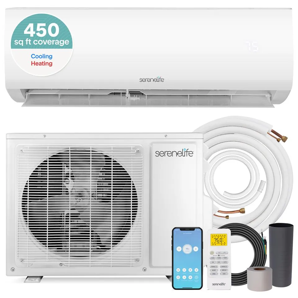 Serenelife Portable AC 9000 BTU Split-Klimaanlage mit WiFi Heizen