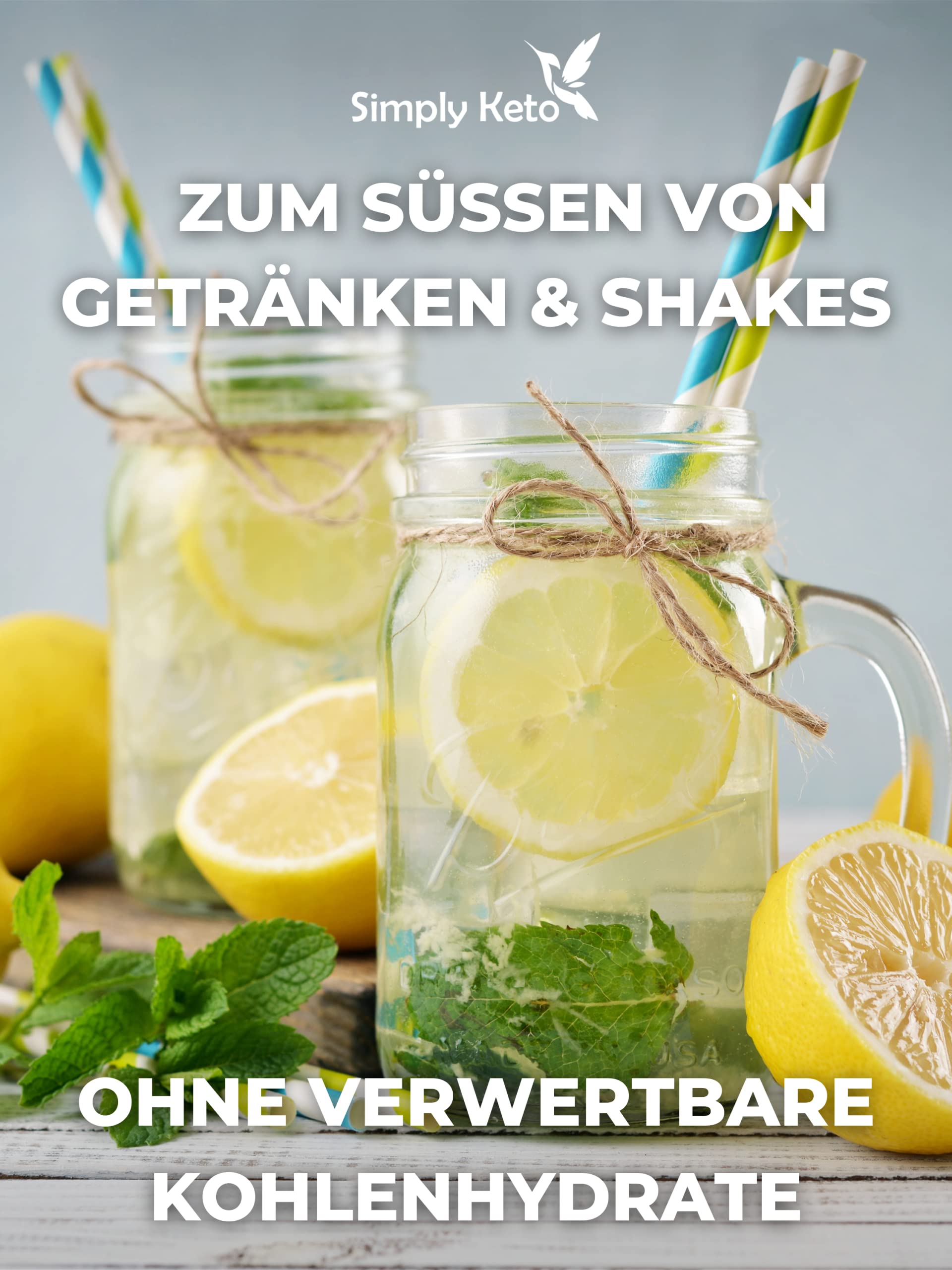 Simply Keto Erythrit Gold brauner Zuckerersatz 400 g keto