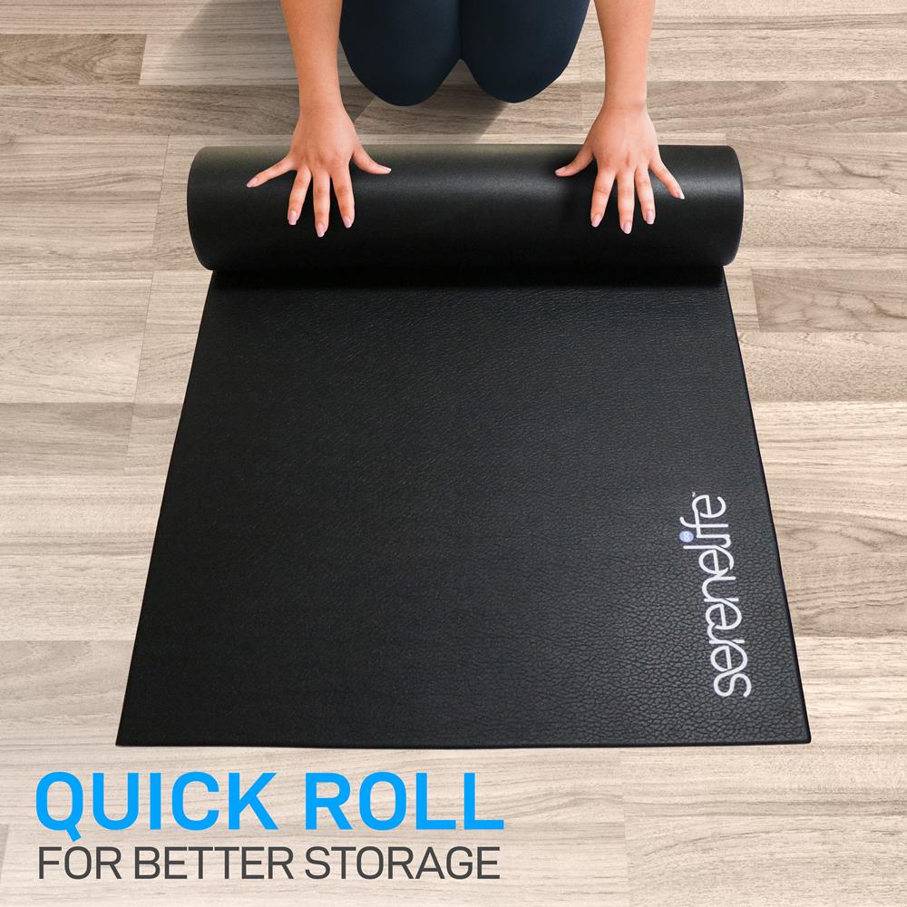 Serenelife Fitness Matte Bodenschutz 91x183cm 6mm PVC