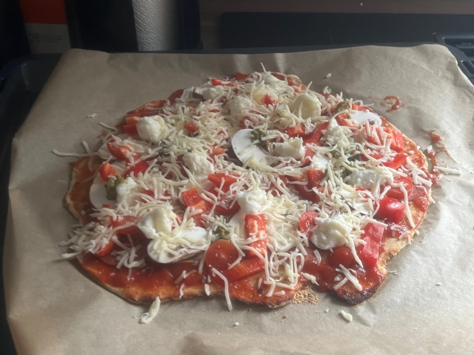 Keto Pizza Backmischung 290 g glutenfrei vegan proteinreich