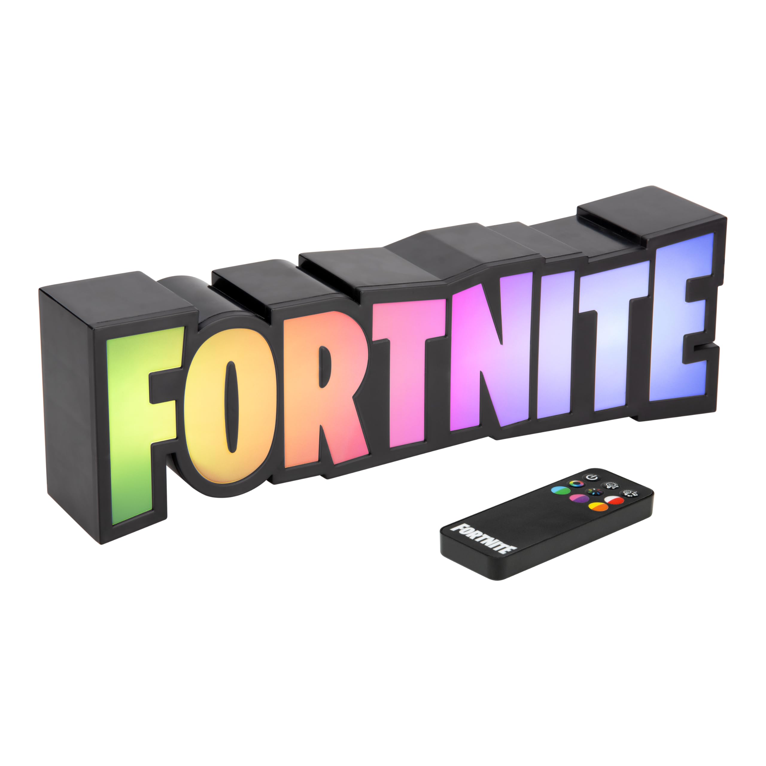 Paladone Fortnite RGB-Logo-Lampe Gaming-Lampe 32 cm mit Fernbedienung