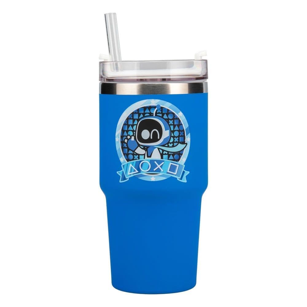 Paladone Astro Bot Gamer Becher 600 ml isoliert mit Deckel