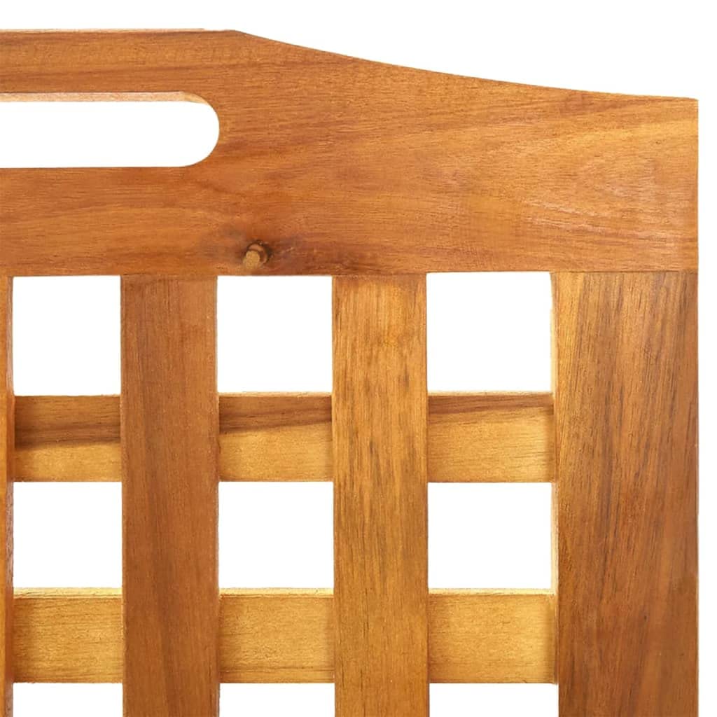 vidaXL Paravent 121,5x180 cm Akazie Raumteiler 3-tlg. Holz