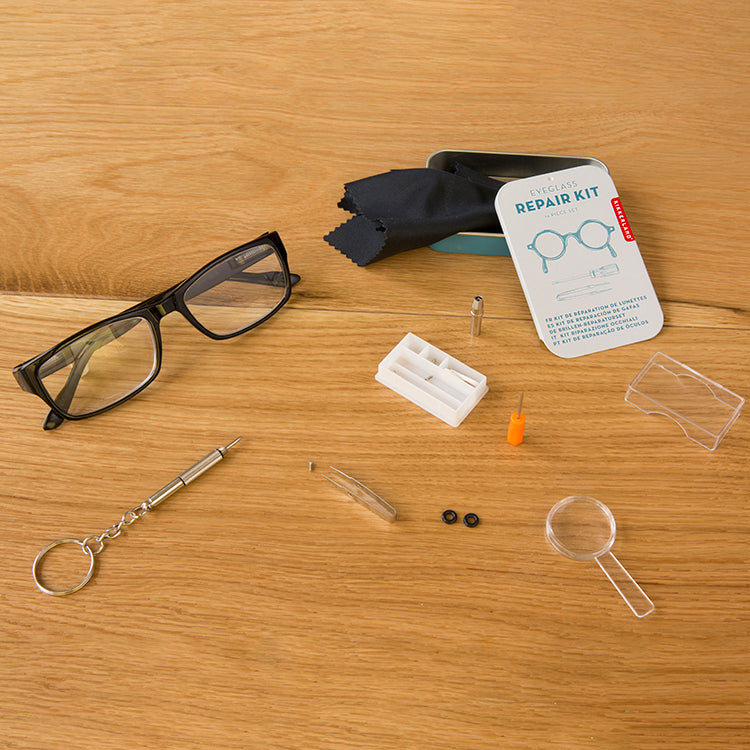 Kikkerland Tools & Wellness Brillenreparaturset in Dose