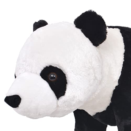 vidaXL Panda Plüschtier XXL 92 cm schwarz-weiß 100 kg