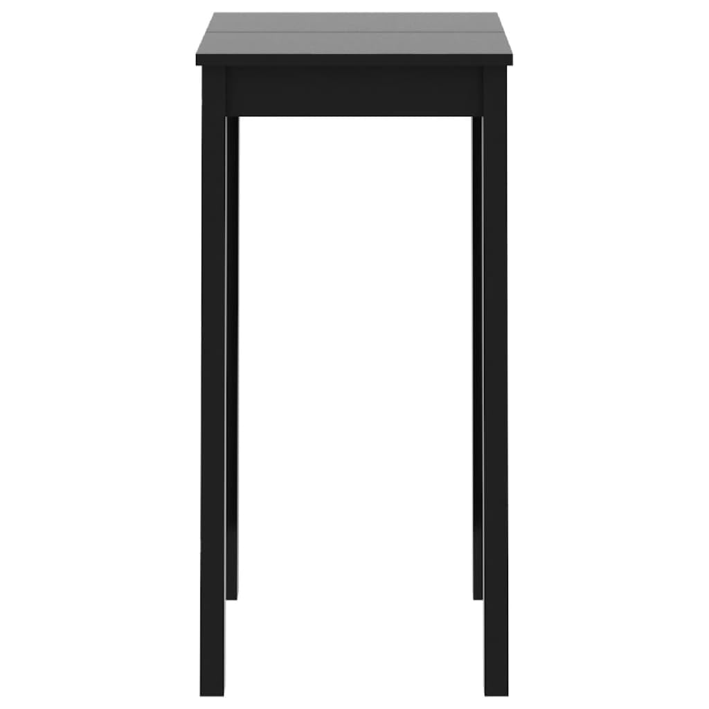 vidaXL Bartisch MDF Schwarz 55x55x107 cm Stehtisch