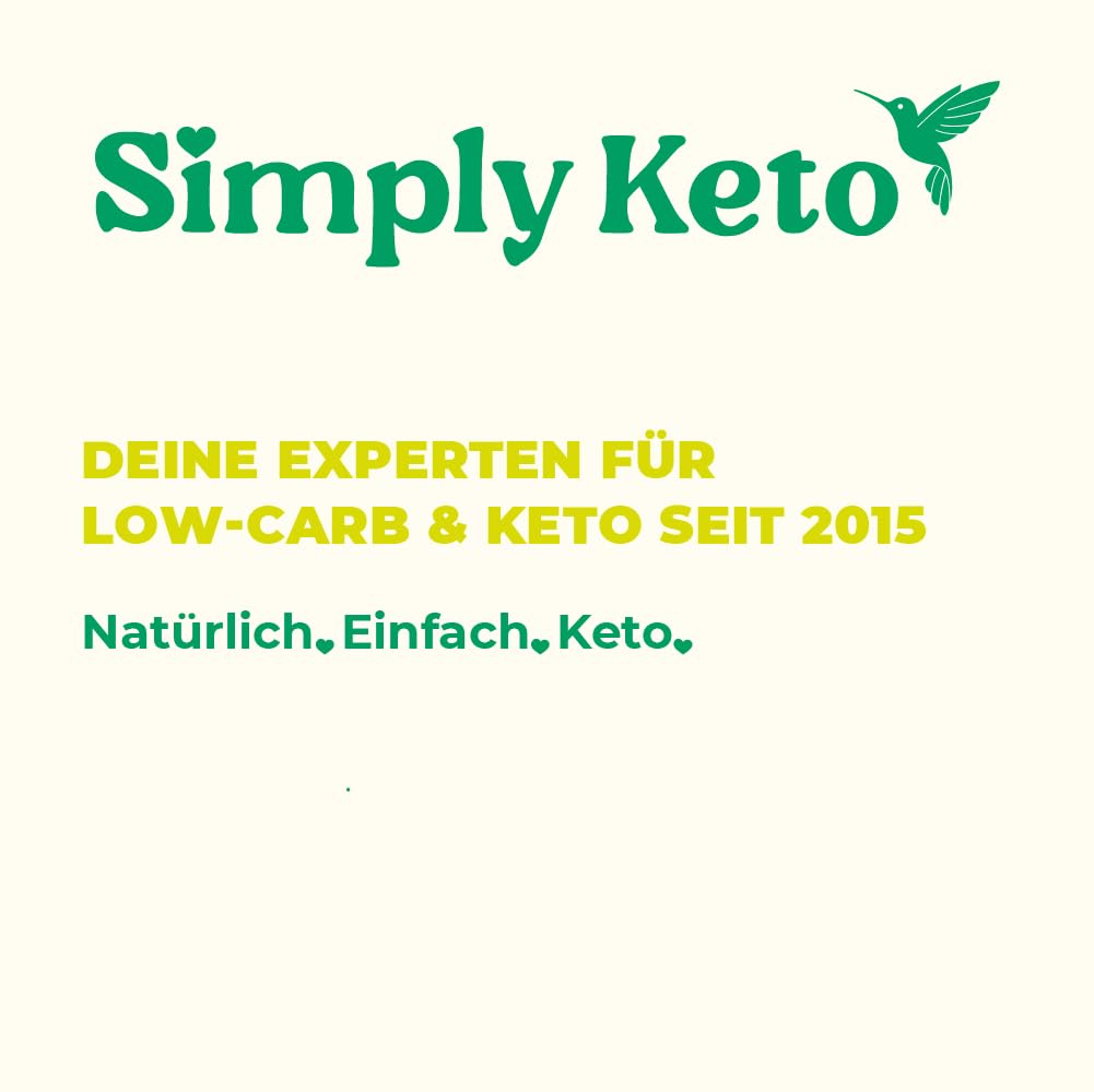Simply Keto Schokodrops Edelbitter zuckerfrei 200g vegan