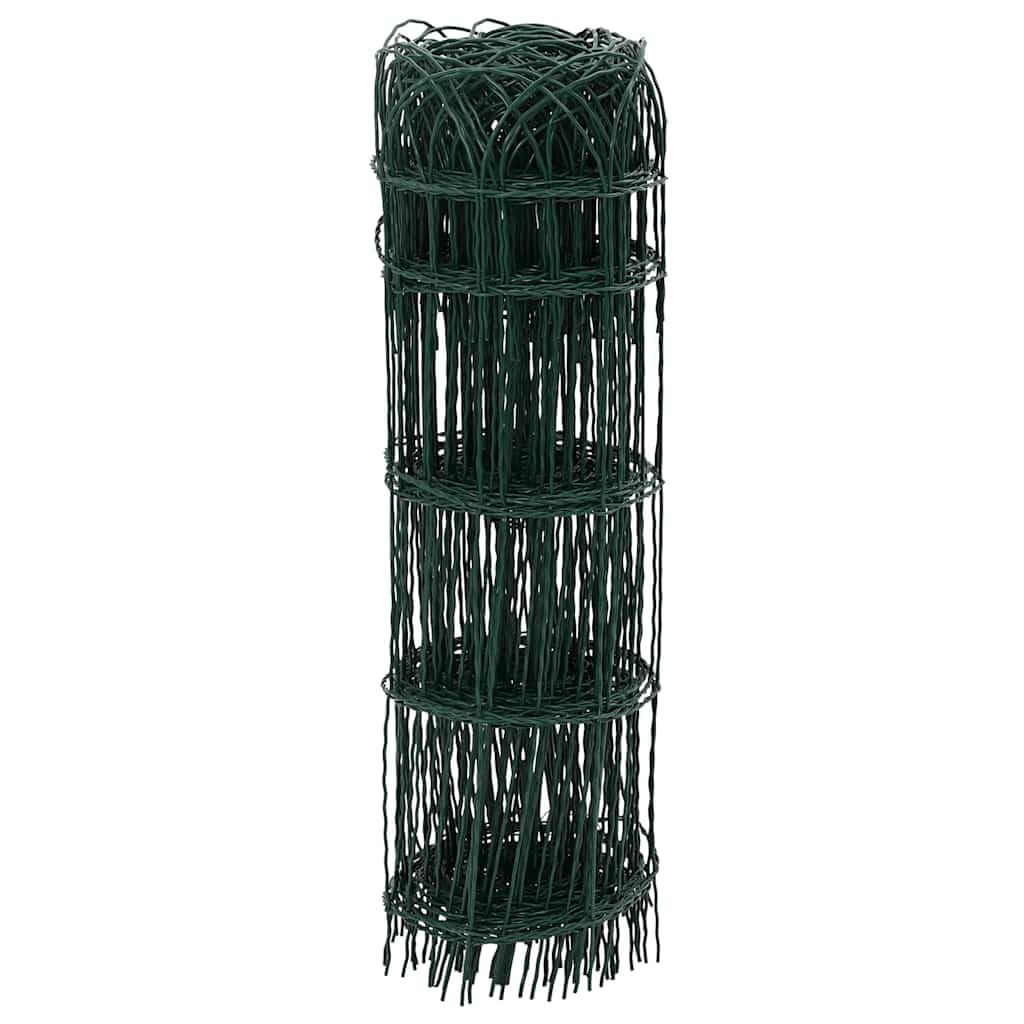 vidaXL Heim & Garten Beetzaun Eisen 10x0,4m schwarz