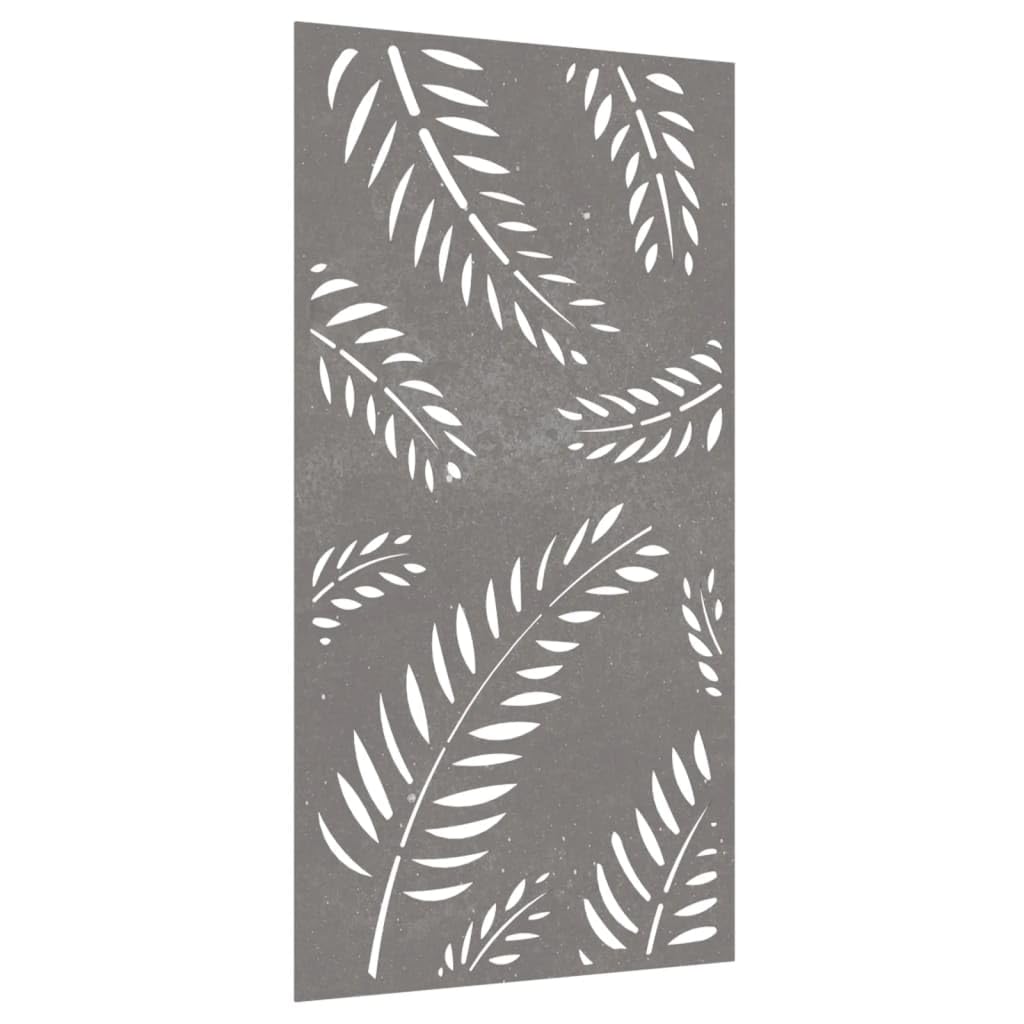 vidaXL Garten-Wanddeko 105x55 cm Cortenstahl Blatt
