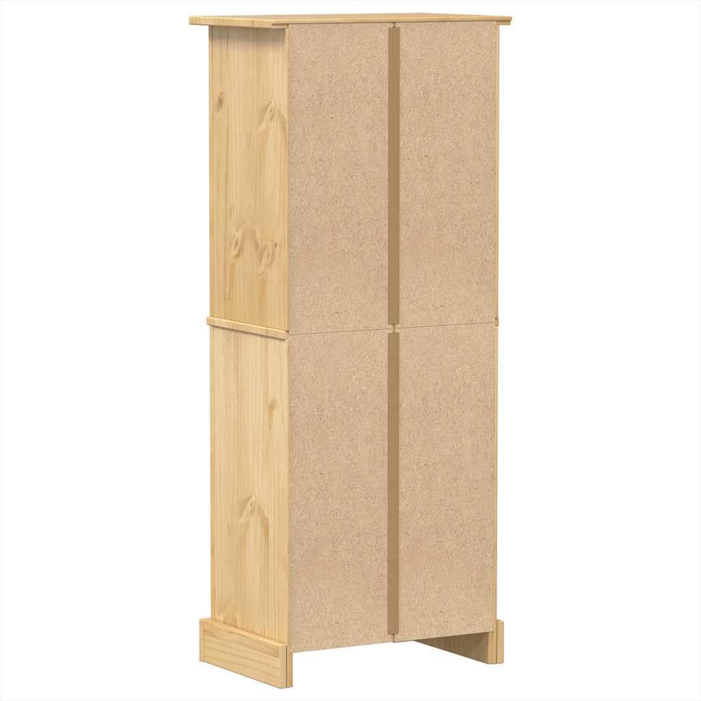 vidaXL Weinregal Corona 56x35x134,5 cm Kiefer Massivholz
