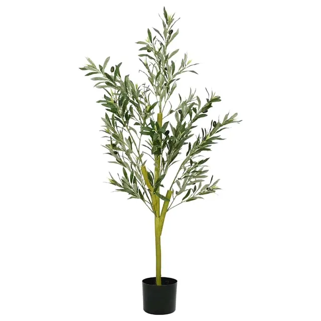 vidaXL Olivenbaum Künstlich 120 cm Kunstpflanze 450 Blätter Grün