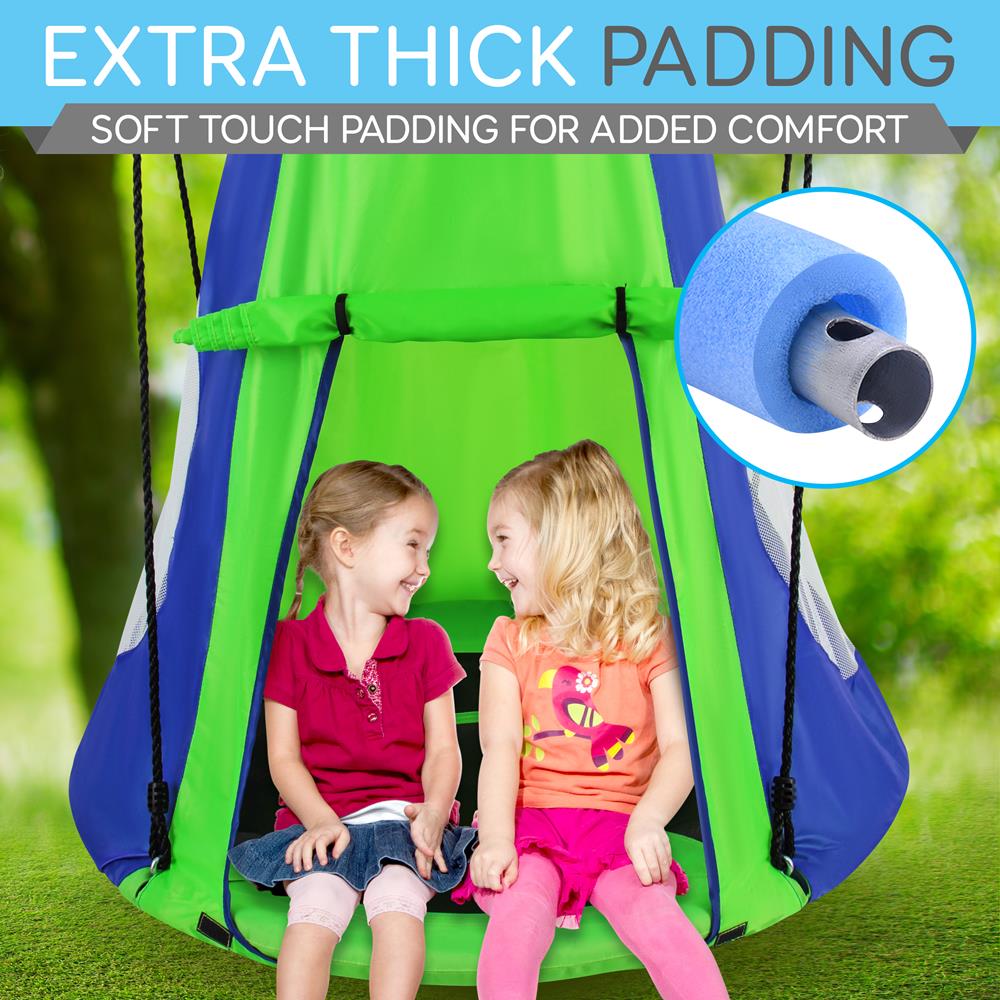 Serenelife Outdoor Swing Hängezelt Schaukel grün wasserdicht