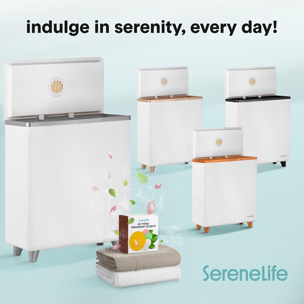 Serenelife Towel Warmers Handtuchwärmer 20L WiFi Silber