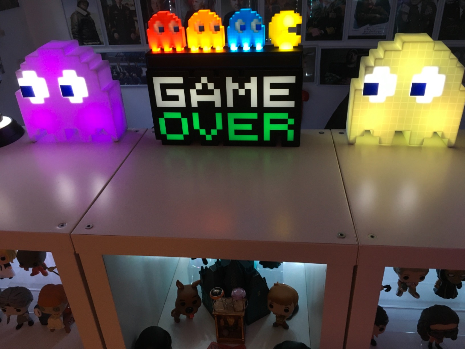 Paladone Pac Man Geister Schreibtischlicht LED 30 cm 3 Modi