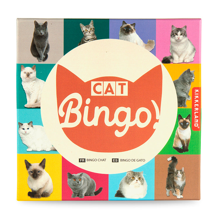 Kikkerland Play Cat Bingo Katzen Bingo Lernspiel 54 Rassen
