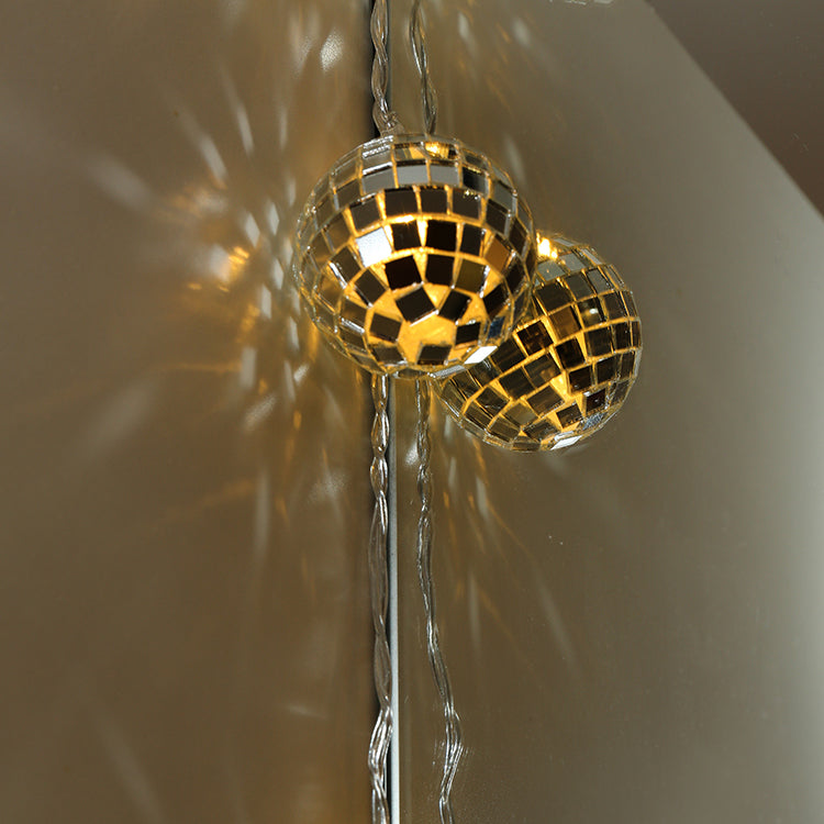 Kikkerland Home Disco String Lights Lichterkette 10 LED