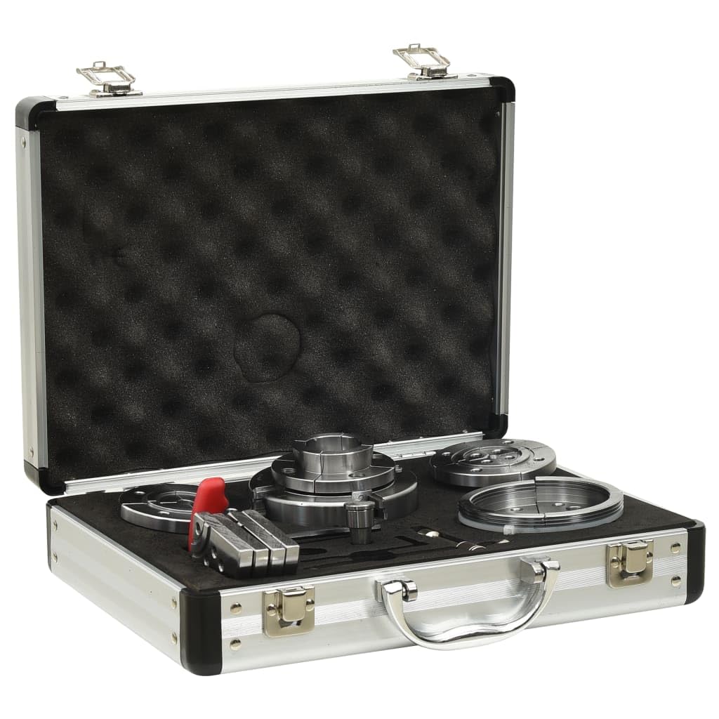 vidaXL Spannfutter Set 3,75 Zoll Stahl selbstzentrierend