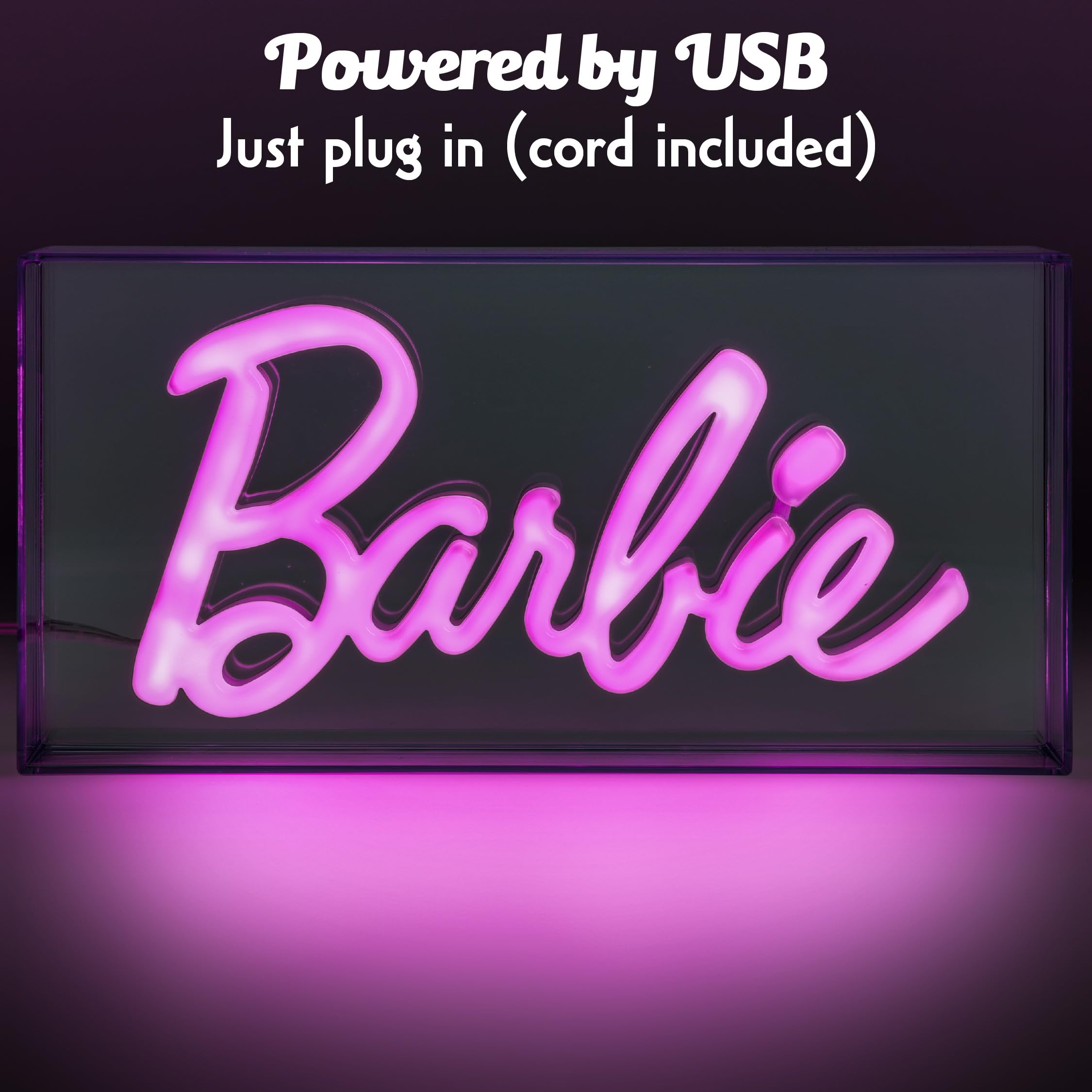 Paladone Lighting Modern Barbie LED-Neonlicht pink 30 cm