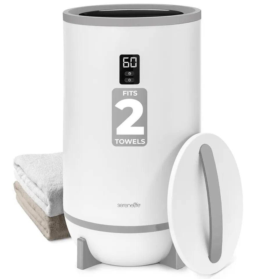 Serenelife Towel Warmers Handtuchwärmer Grau 20L Timer