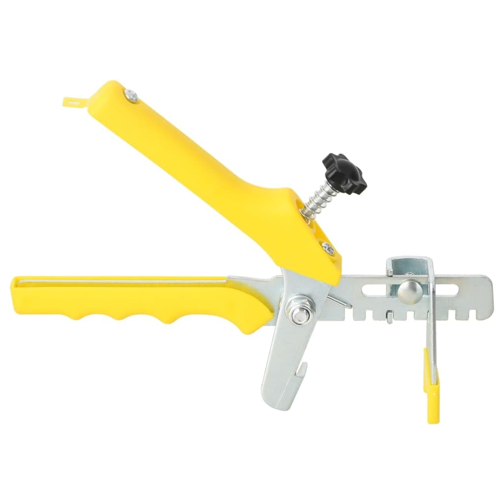 vidaXL Fliesen-Nivellierzange Stahl PP Werkzeug gelb 23,5 cm