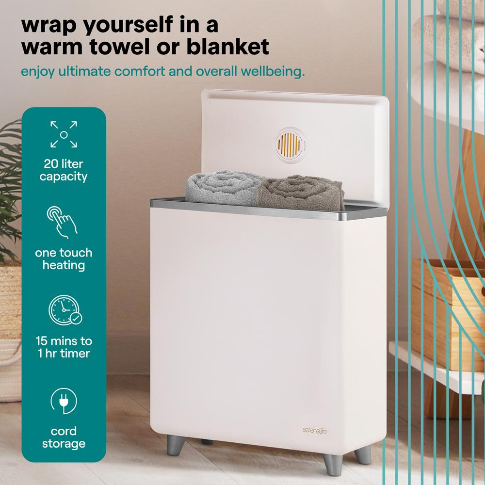 Serenelife Towel Warmers Handtuchwärmer Edelstahl 20L