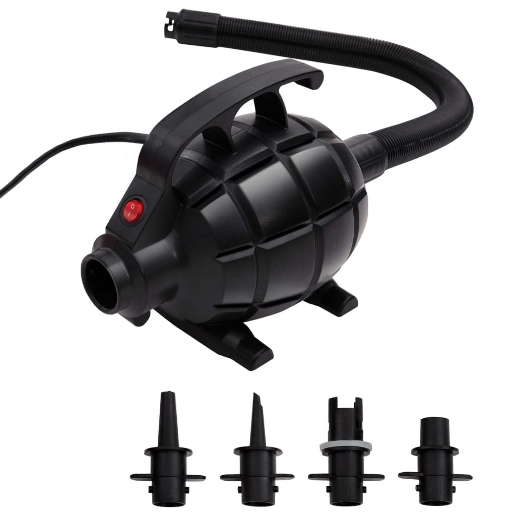 vidaXL Luftpumpe Elektrisch SUP Schwarz ABS 220-240V