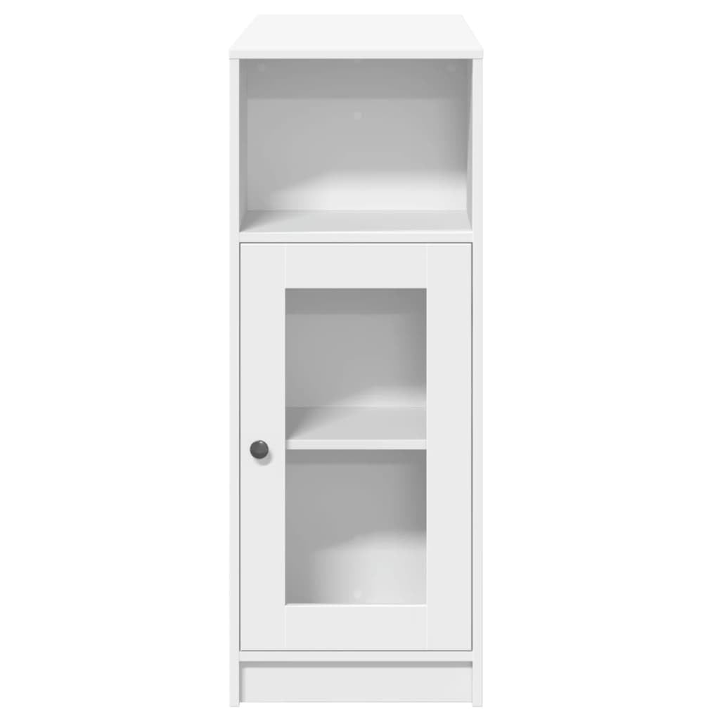 vidaXL Bartisch Weiß 101x40x103,5 cm Holzwerkstoff mit Regal