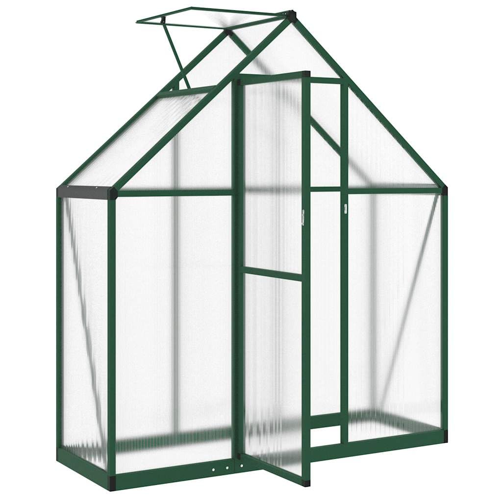 vidaXL Heim & Garten Gewächshaus 169x58x195 cm Grün Alu