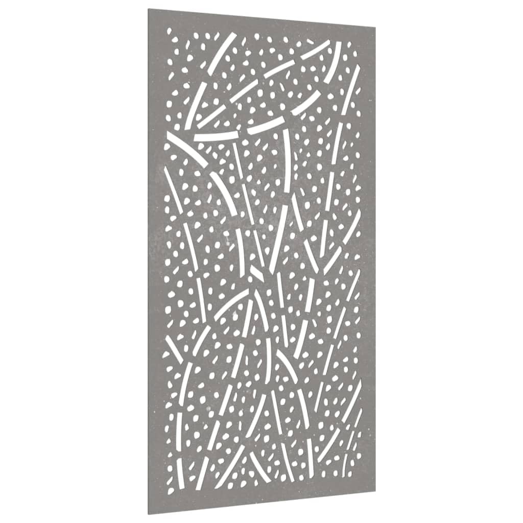 vidaXL Garten Wanddeko Blatt-Design Cortenstahl Rostdeko