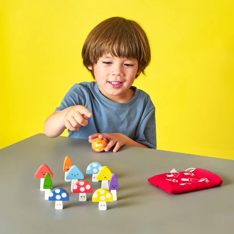 Kidoki Mini Mushroom Bowling Kegelspiel Pilz Set