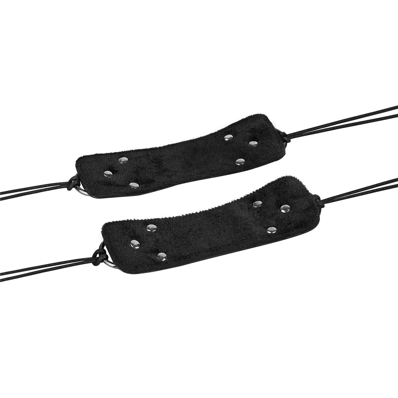 EIS Handfesseln Bondage Lackoptik Gepolstert Schwarz