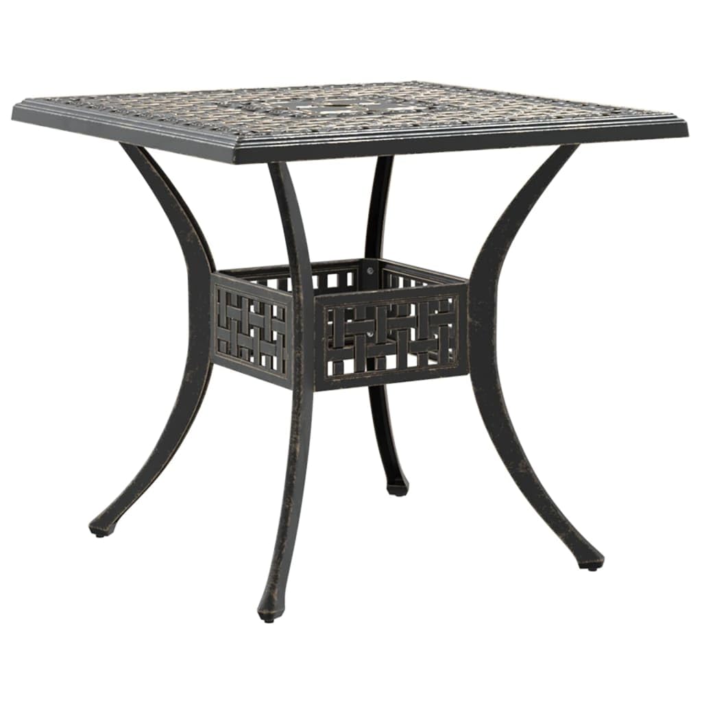 vidaXL Bistro-Set 3-TLG. Bronze Aluminiumguss Gartenmöbel