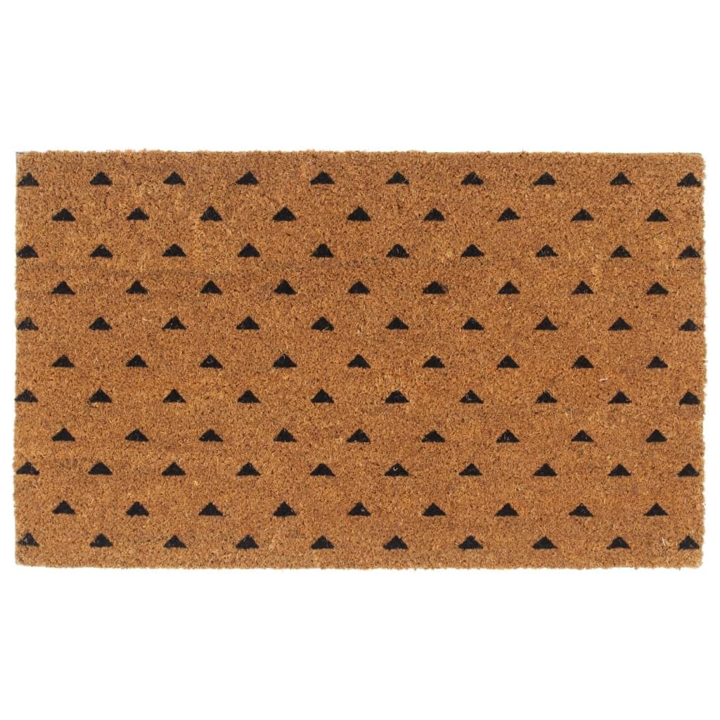 vidaXL Fußmatte Natur 40x60 cm Kokosfaser Türmatte