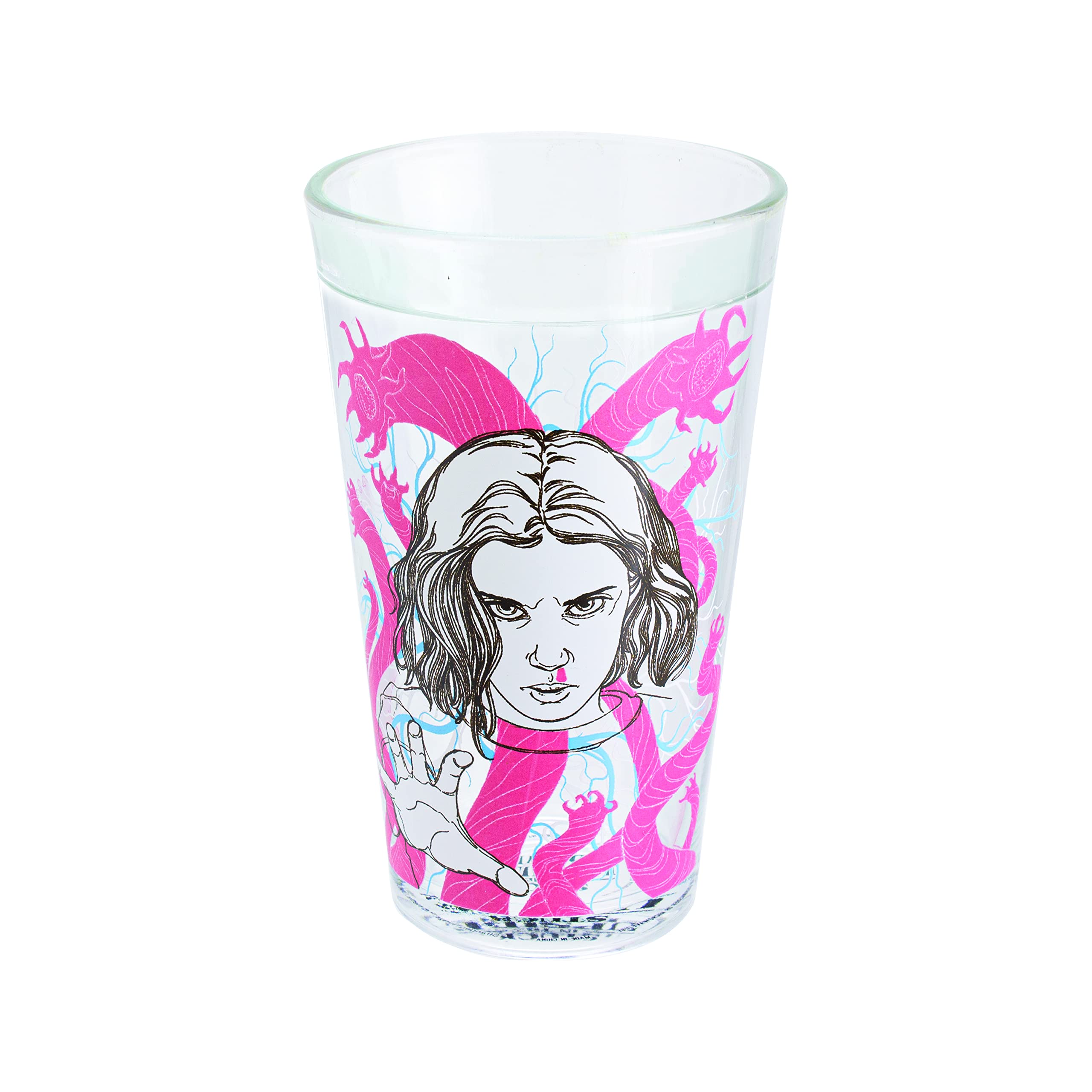 Paladone Drinkware Stranger Things Eleven Trinkglas Farbwechsel 450ml