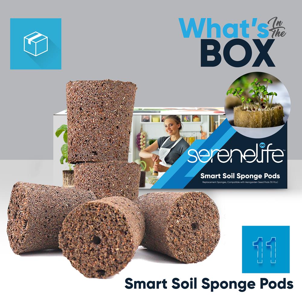 Serenelife Indoor Garden Smart Soil Pods 11 Stück ph-neutral