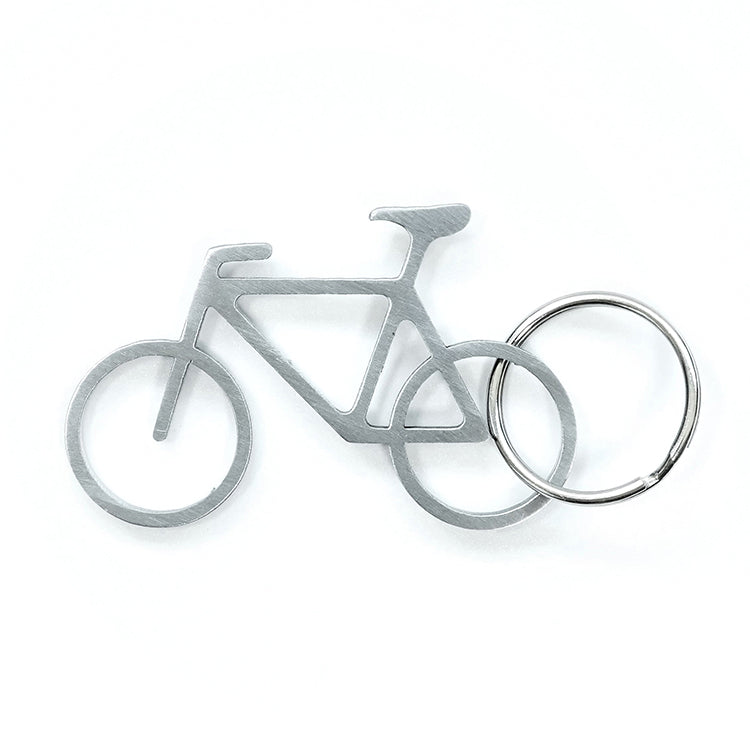 Kikkerland Fiets Schlüsselanhänger Flaschenöffner Fahrrad Stahl
