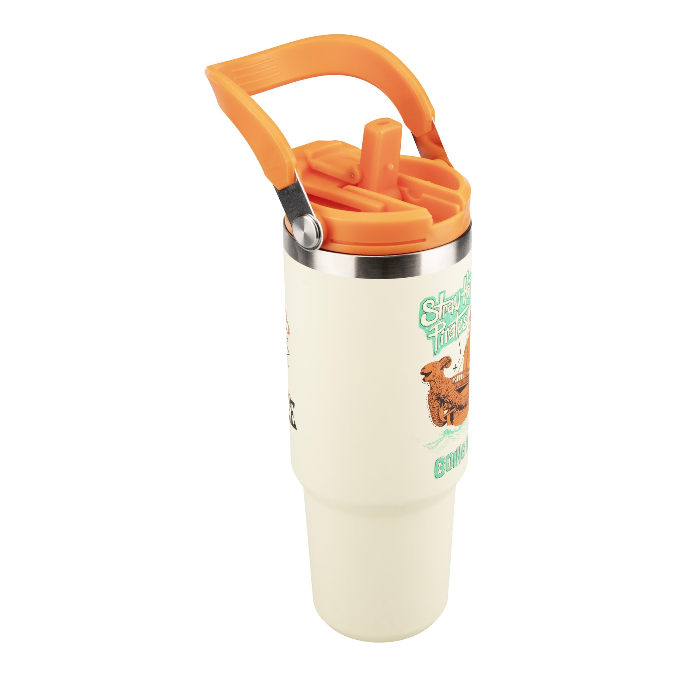 Paladone One Piece Tumbler 900 ml Isolierbecher Creme