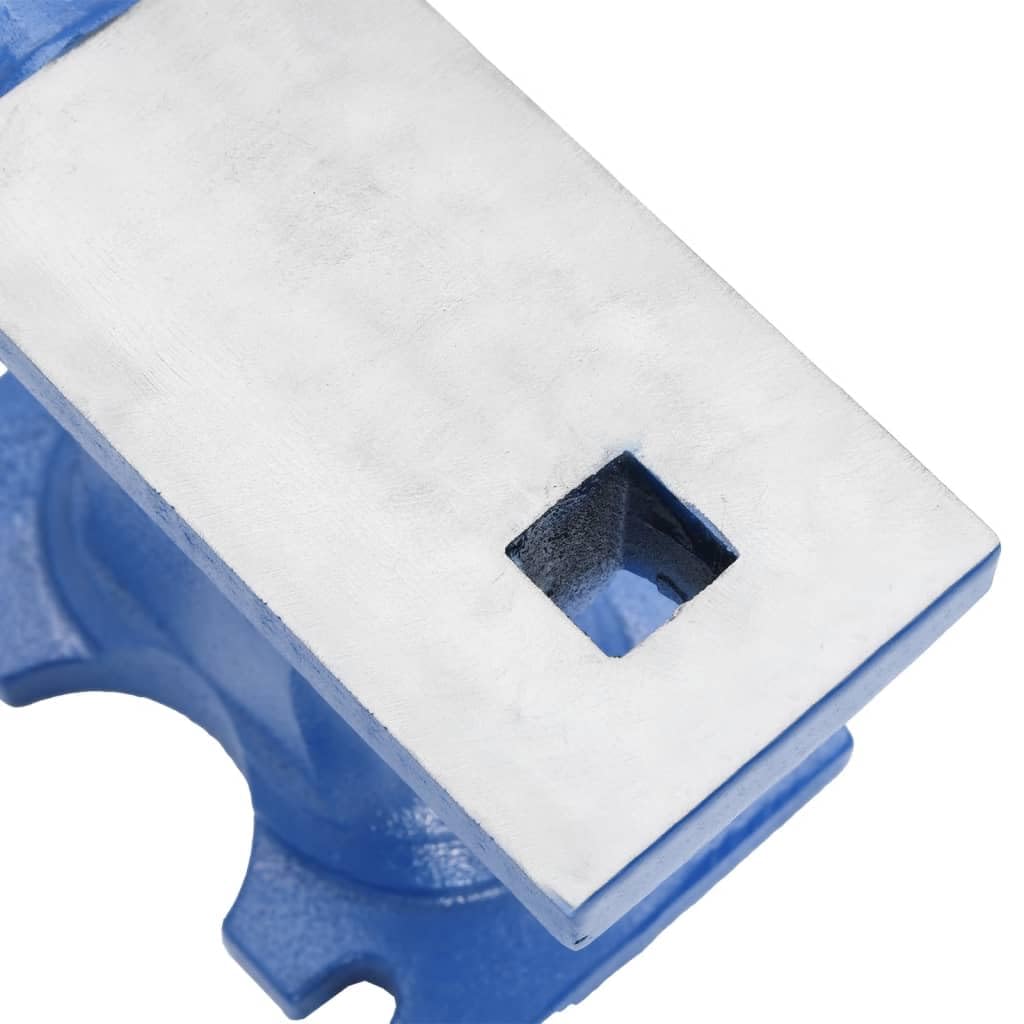 vidaXL Amboss 10,9 kg Schmiedeamboss Gusseisen Blau Horn