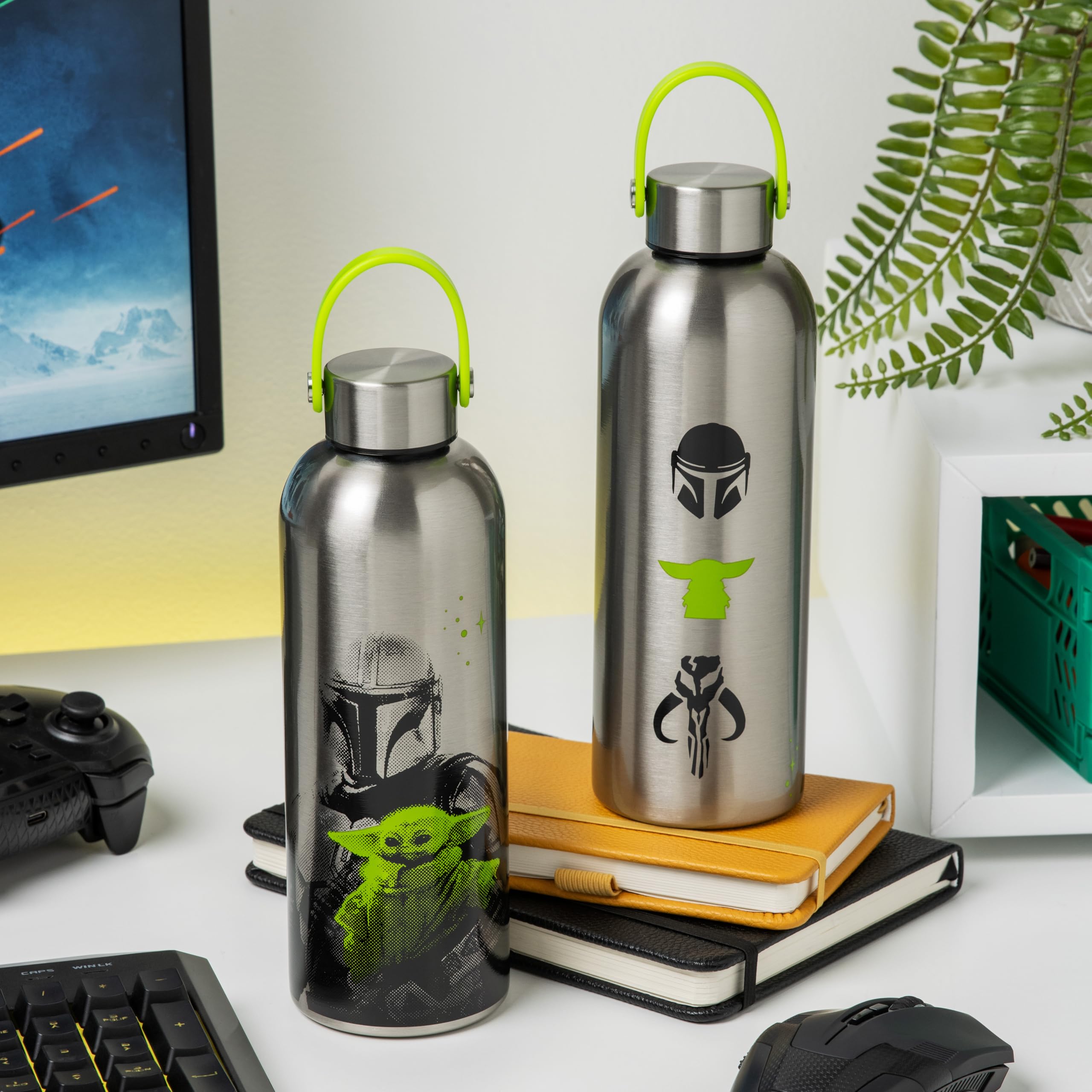 Paladone Star Wars Grogu Trinkflasche Edelstahl 500ml