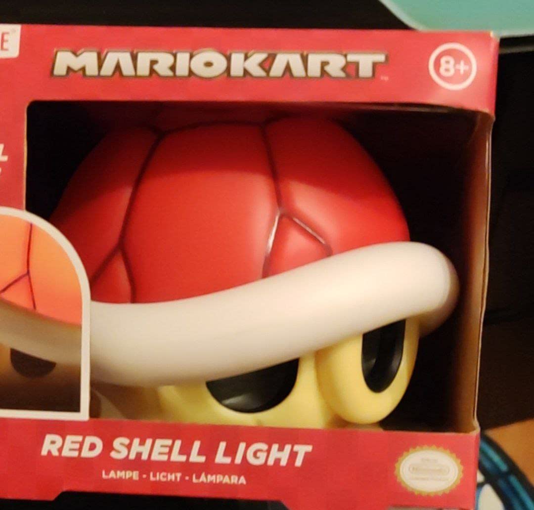 Paladone Super Mario Red Shell Lampe 12 cm mit Sound