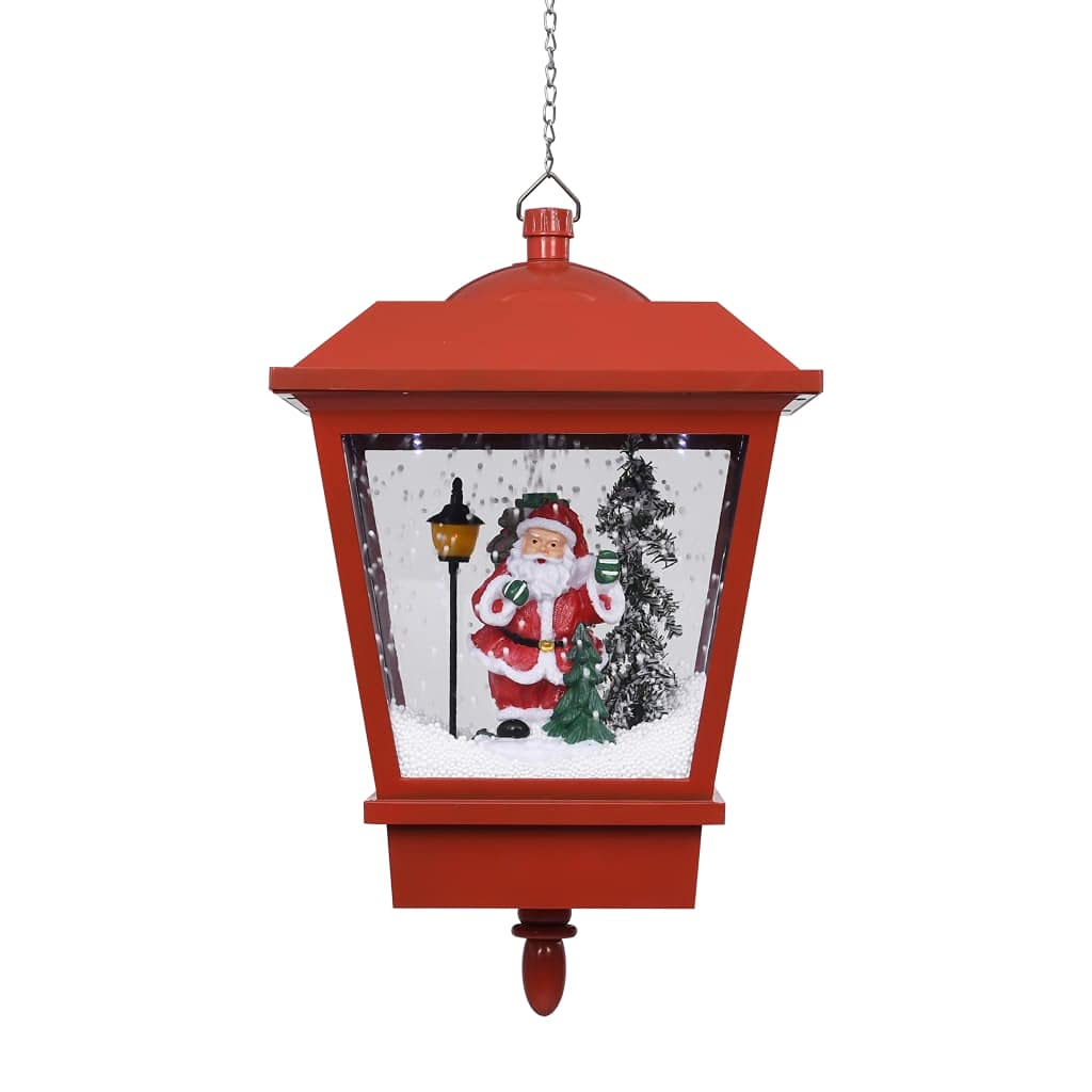 vidaXL Heim & Garten Weihnachts-Hängelampe LED Rot Weihnachtsmann
