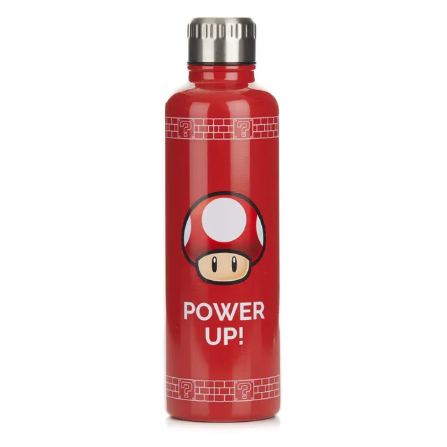 Paladone Super Mario Power-Up Trinkflasche 500 ml Edelstahl