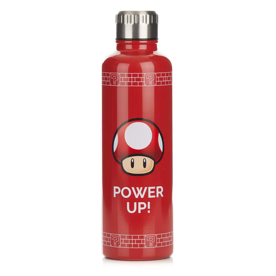 Paladone Super Mario Power-Up Trinkflasche 500 ml Edelstahl