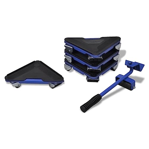 vidaXL Möbeltransport-Set Heber 5-tlg 300 kg Eisen