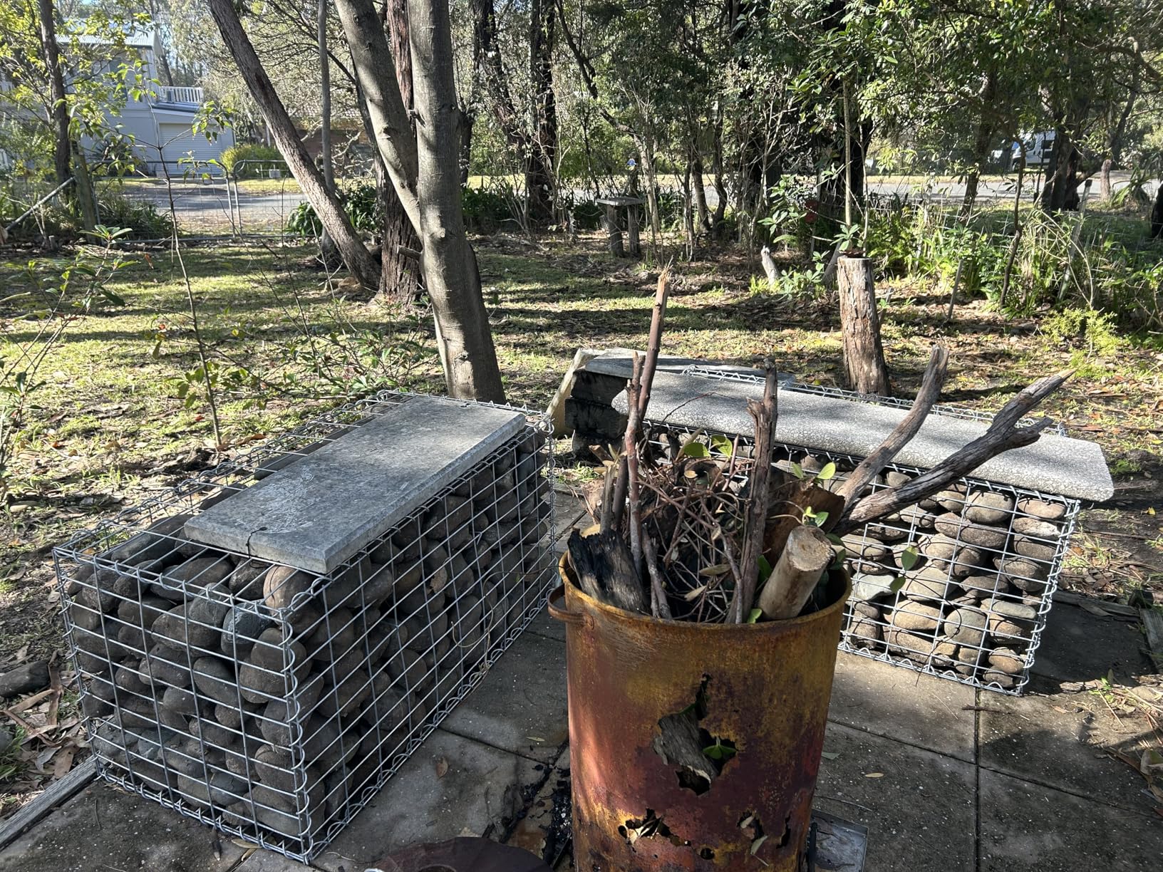 vidaXL Heim & Garten Gabionenkorb Stahl 200x30x100 cm kaufen