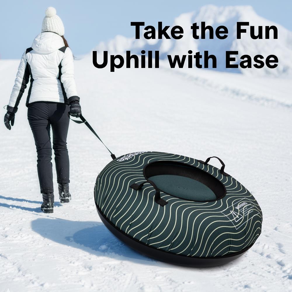 Serenelife Kids Play Snow Tube 40 Zoll Schneereifen grün