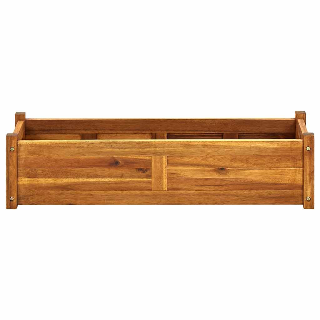 vidaXL Heim & Garten Hochbeet Akazienholz 100x30x25 cm