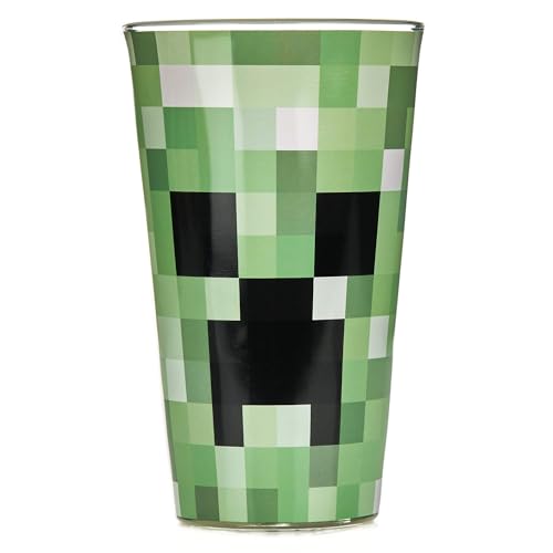 Paladone Minecraft Creeper Glasbecher 400 ml grün
