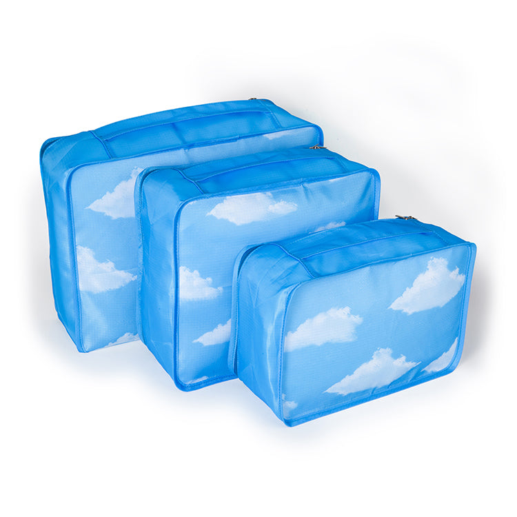 Kikkerland On-The-Go Cloud Packing Cubes Packwürfel 3er Set