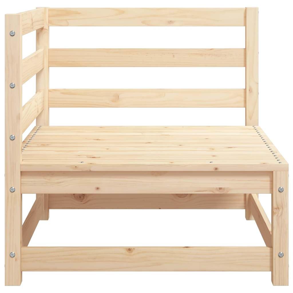 vidaXL Garten-Ecksofas 2 Stk 70x70 cm Natürliche Kiefer